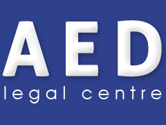 AED legal centre logo